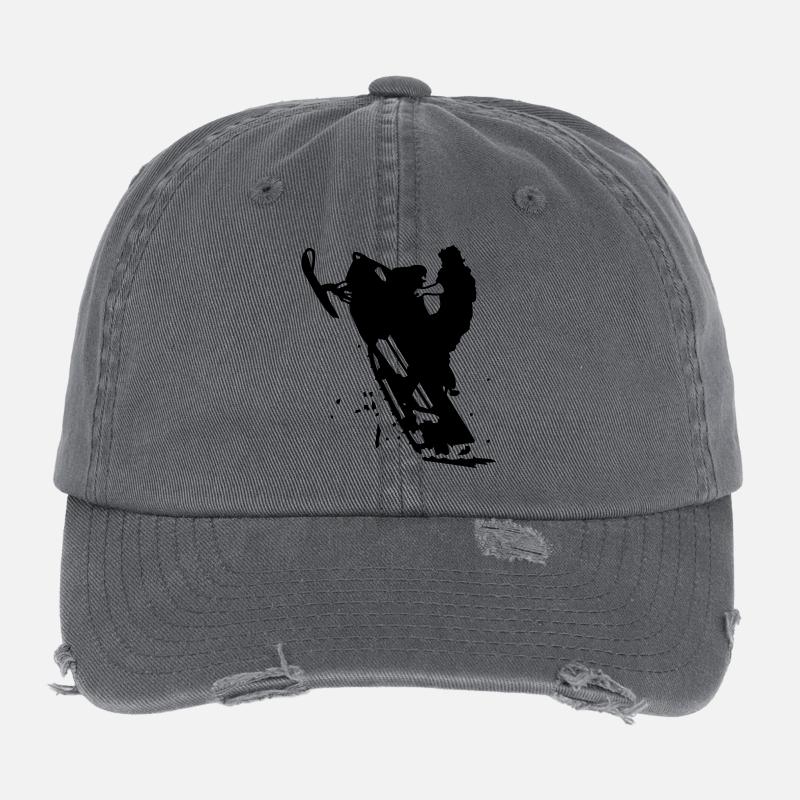 snowmobile Flexfit Vintage Destroyed Cap