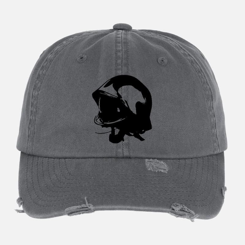 Fire Helmet F1 Flexfit Vintage Destroyed Cap
