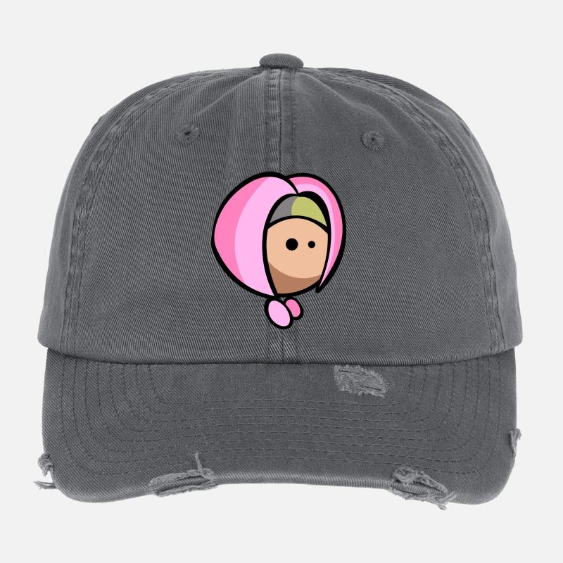 Fille branchée Casquette vintage effet usé Flexfit