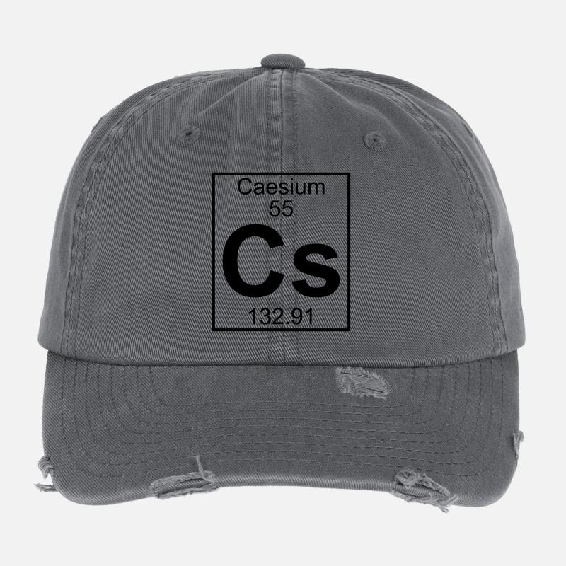 Element 055 - Cs (caesium) - Full Casquette vintage effet usé Flexfit