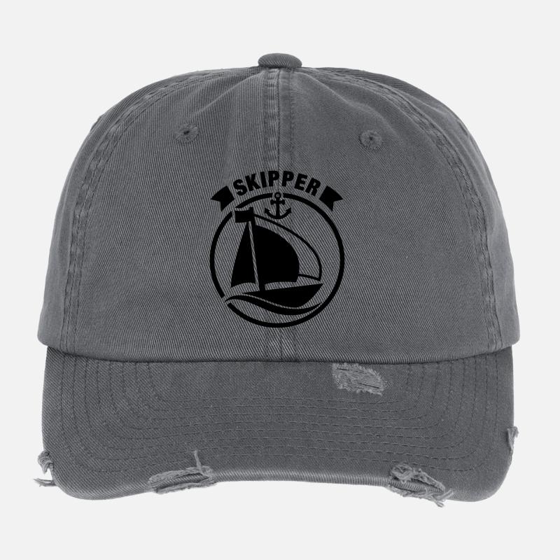 skipper_f1 Flexfit Vintage Destroyed Cap