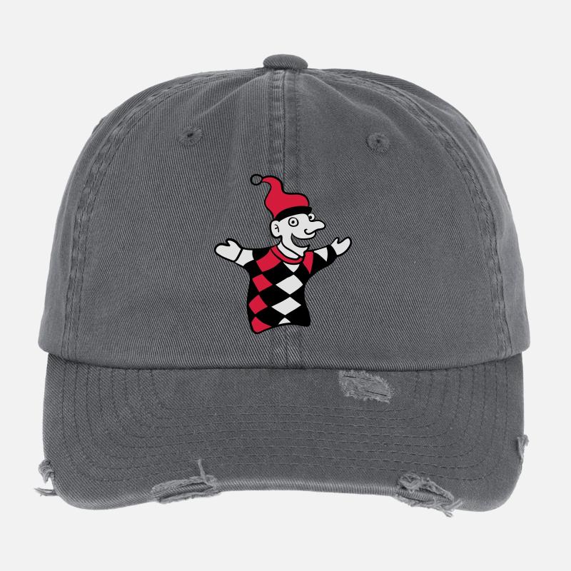 kasperle - Kasperletheater - 3 Flexfit Vintage Destroyed Cap