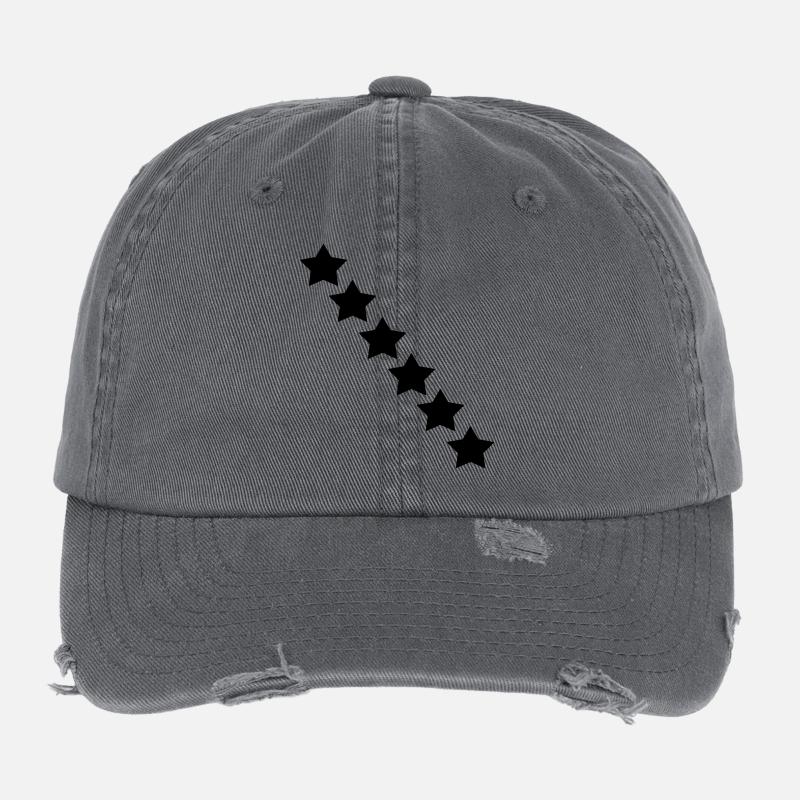 stars Flexfit Vintage Destroyed Cap