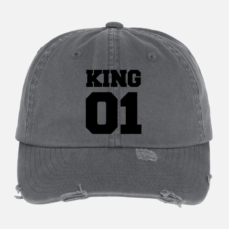 king_01 Flexfit Vintage Destroyed Cap