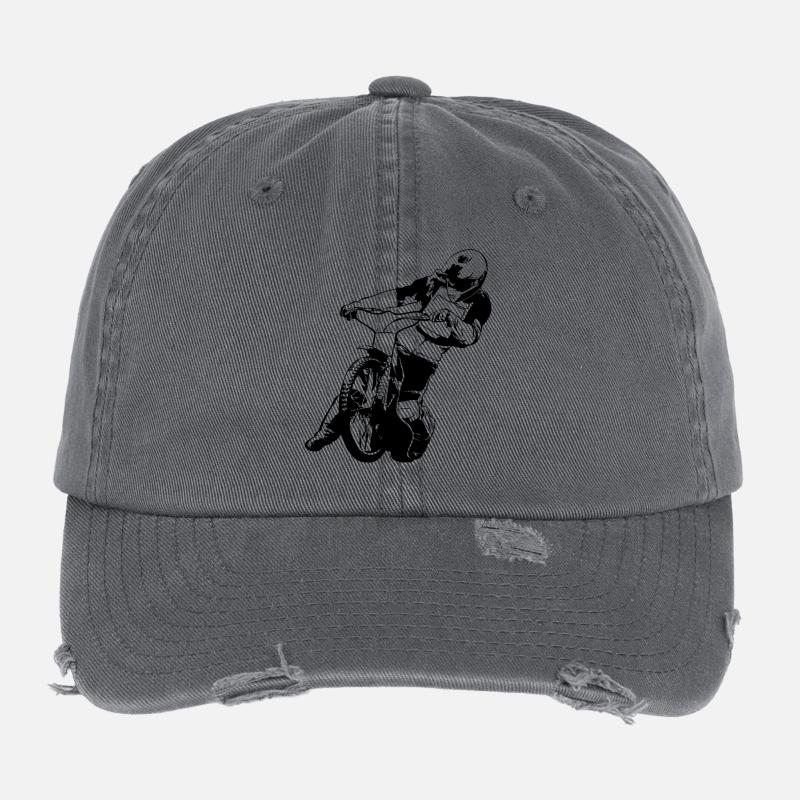Speedway Racing Flexfit Vintage Destroyed Cap