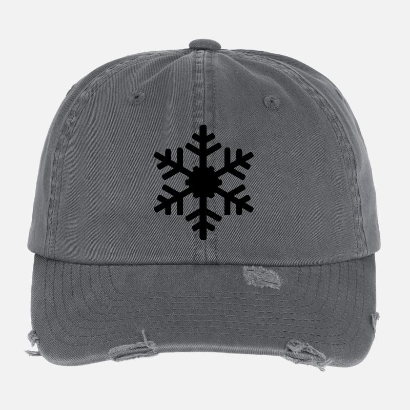 schneeflocke Flexfit Vintage Destroyed Cap