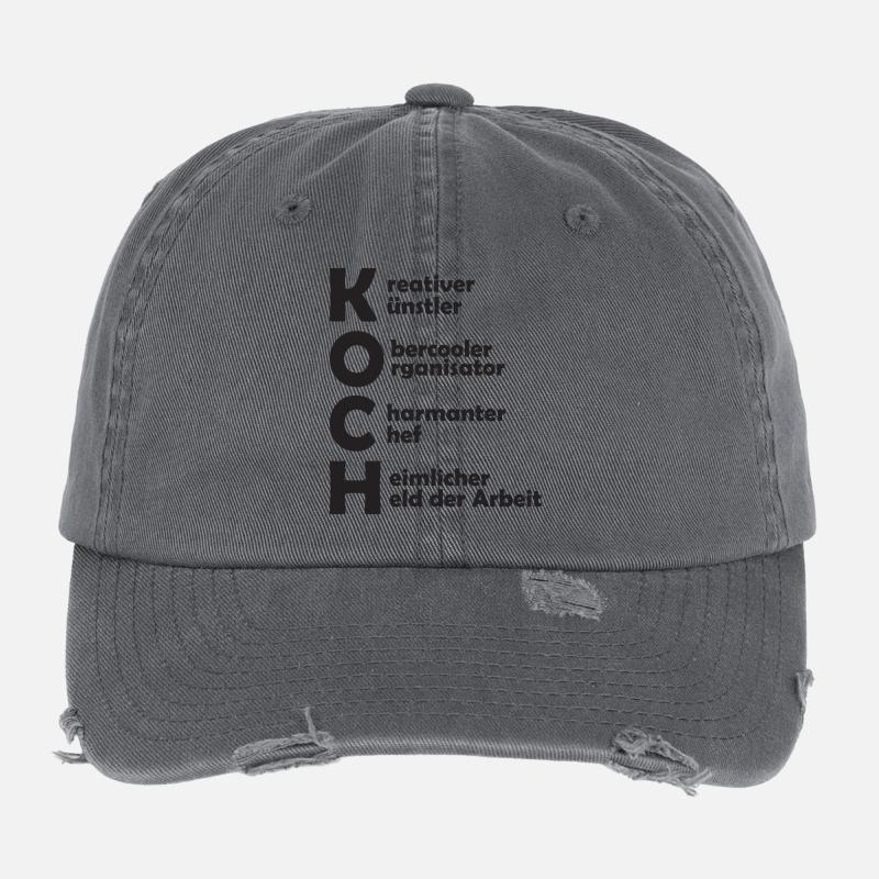 Koch Definition Flexfit Vintage Destroyed Cap