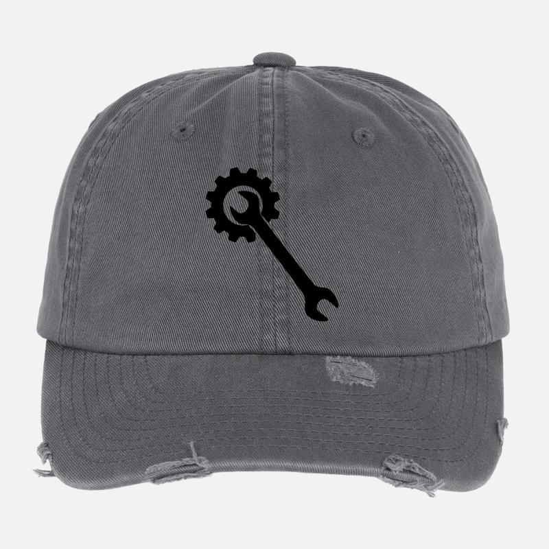 Wrench tool Flexfit Vintage Destroyed Cap