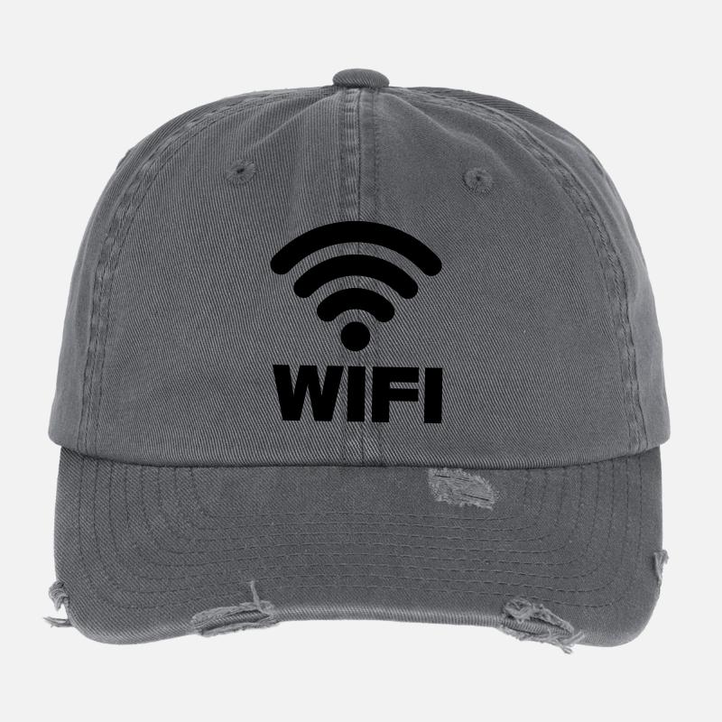 WIFI connection Flexfit Vintage Destroyed Cap