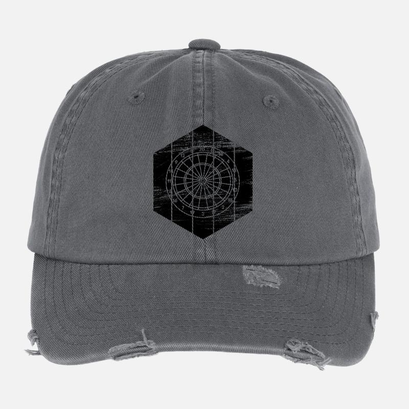 Dartboard Flexfit Vintage Destroyed Cap