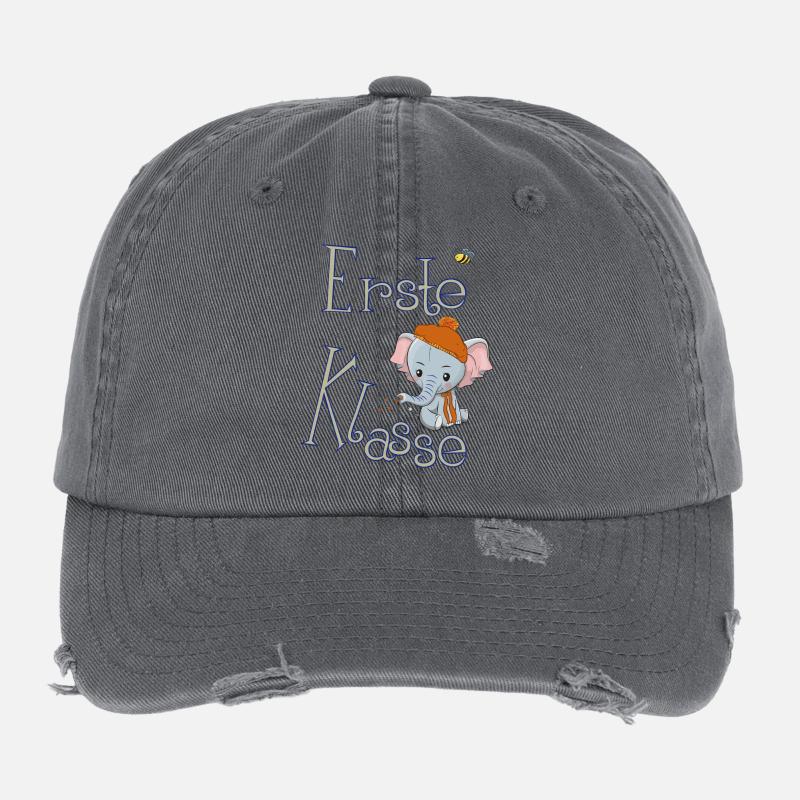 Erste Klasse, Elefant Flexfit Vintage Destroyed Cap