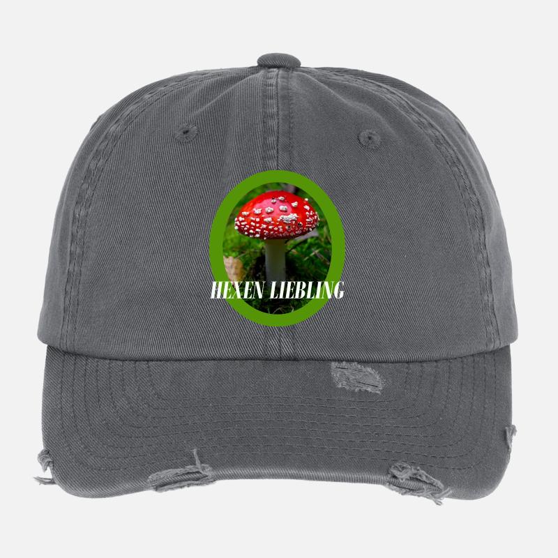 Conception du champignon Casquette vintage effet usé Flexfit