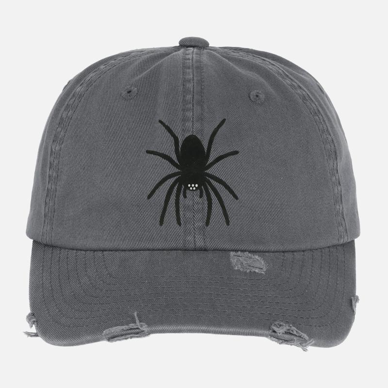 Spider Painting Flexfit Vintage Destroyed Cap