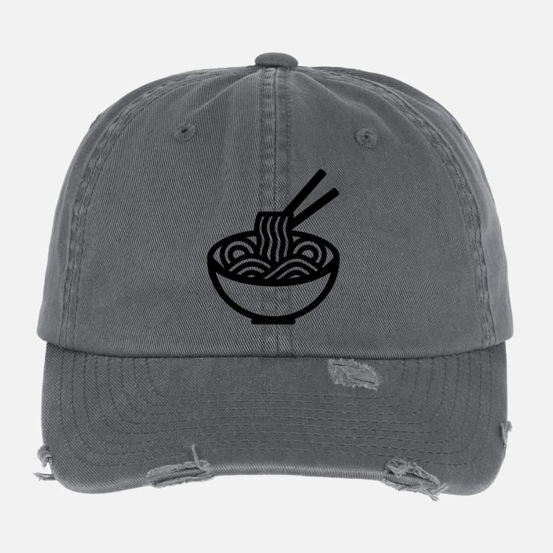 Ramen Flexfit Vintage Destroyed Cap