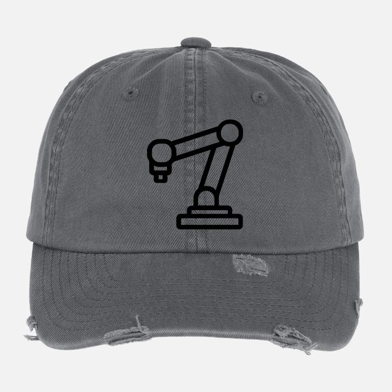 bras robotique Casquette vintage effet usé Flexfit