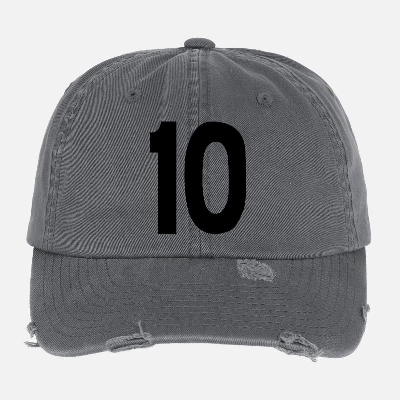 10 Ten Flexfit Vintage Destroyed Cap