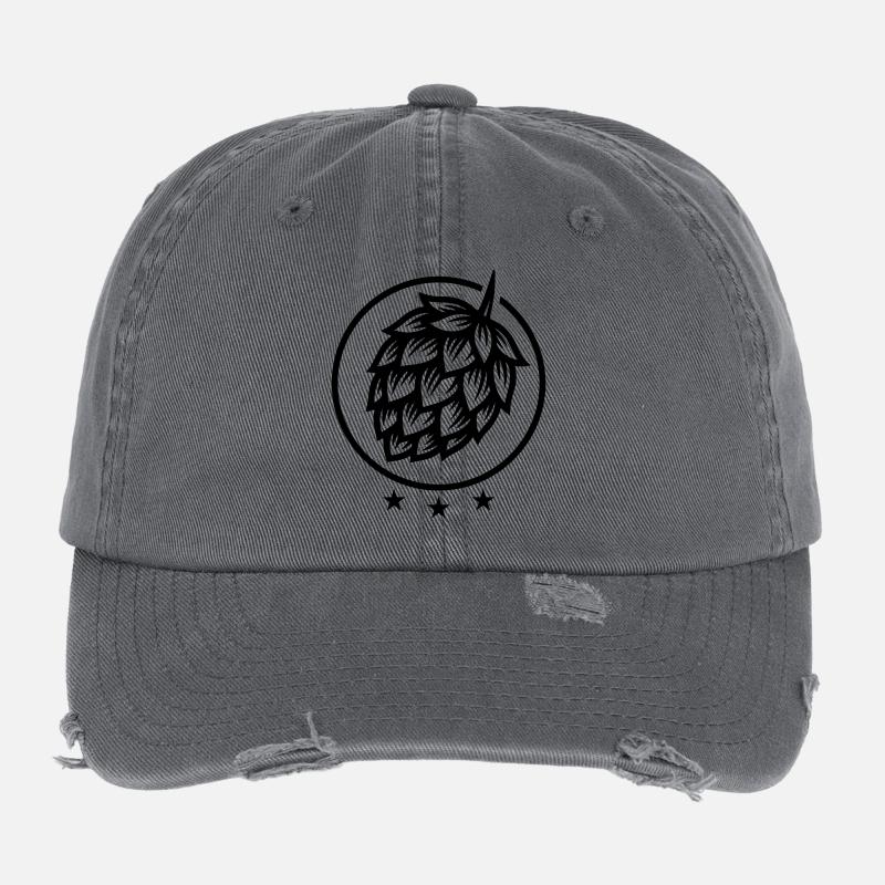 Hops Barley Flexfit Vintage Destroyed Cap