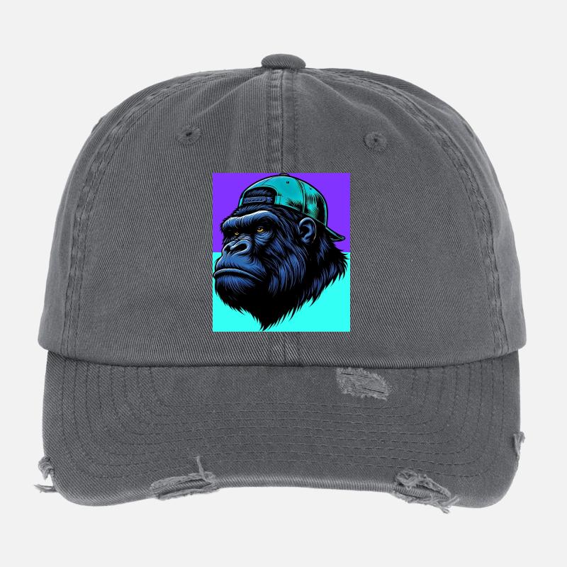 Gorilla Flexfit Vintage Destroyed Cap