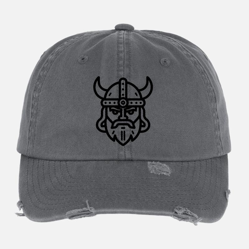 Wikinger Flexfit Vintage Destroyed Cap