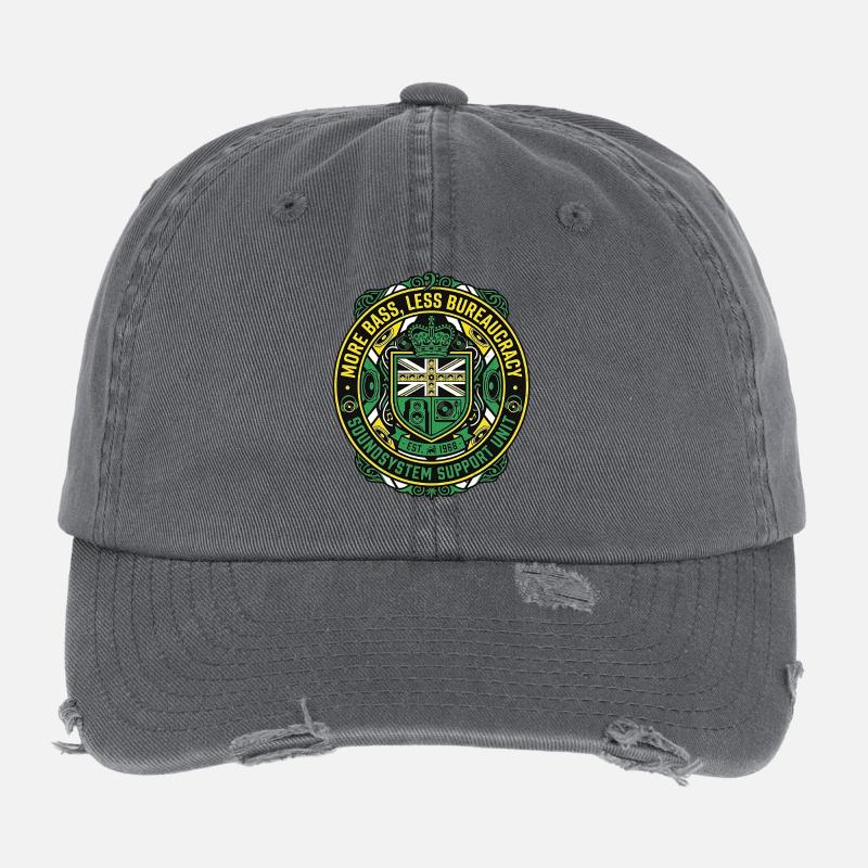 England Soundsystem Support Flexfit Vintage Destroyed Cap