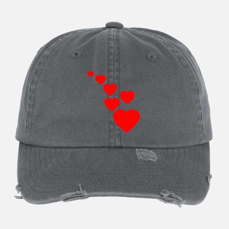 Hearts Flexfit Vintage Destroyed Cap
