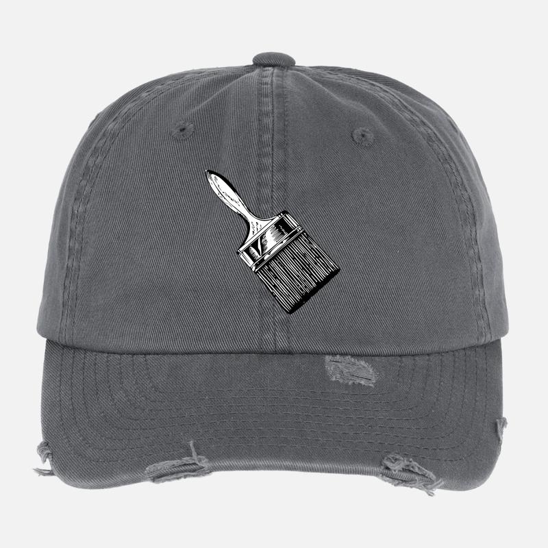 pinsel Flexfit Vintage Destroyed Cap