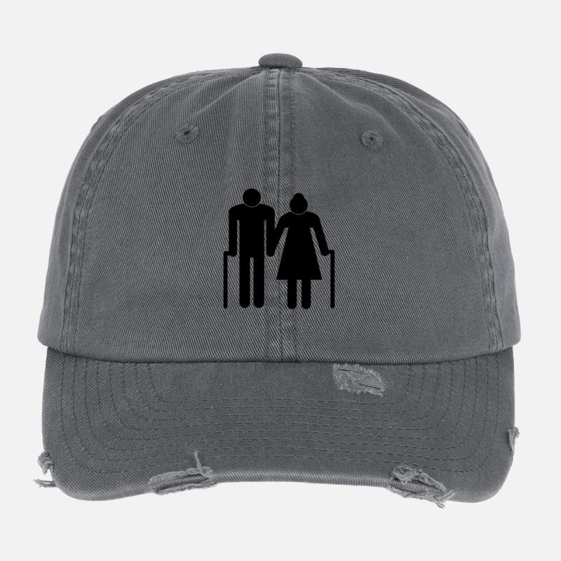 Old couple Flexfit Vintage Destroyed Cap