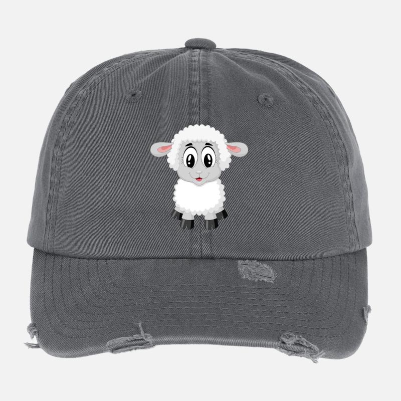 Lamm süß Kinder Flexfit Vintage Destroyed Cap