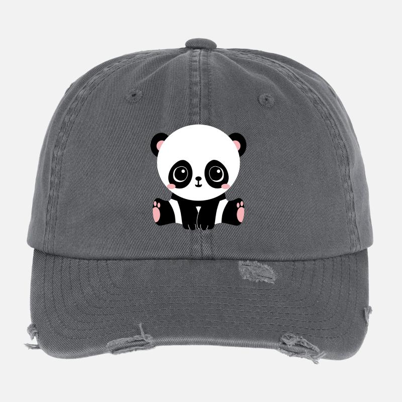 panda Casquette vintage effet usé Flexfit