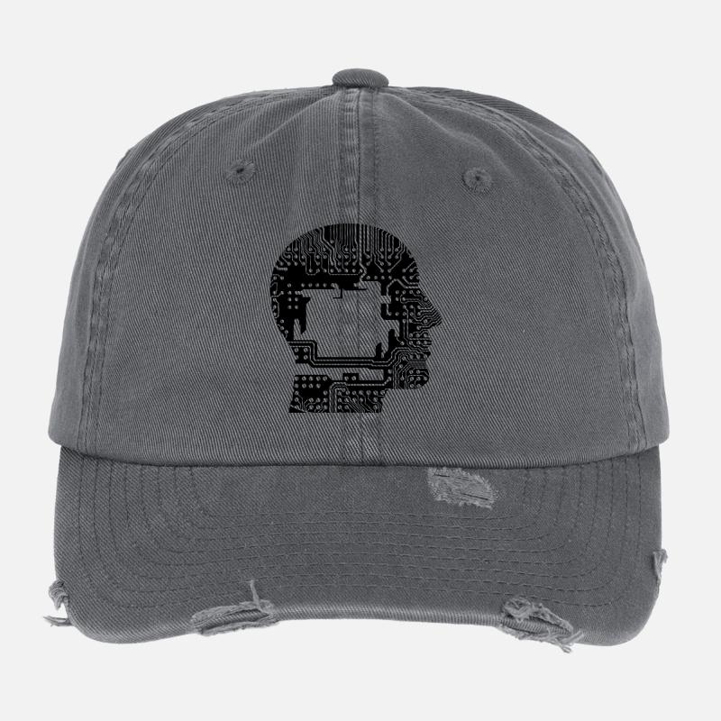 Chef de circuits Casquette vintage effet usé Flexfit