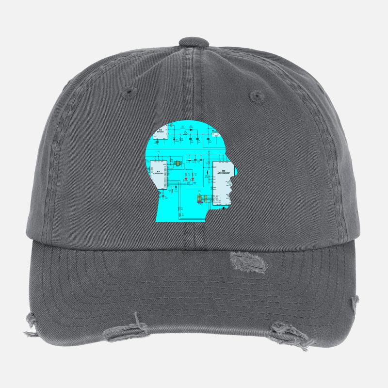 circuit électrique Casquette vintage effet usé Flexfit