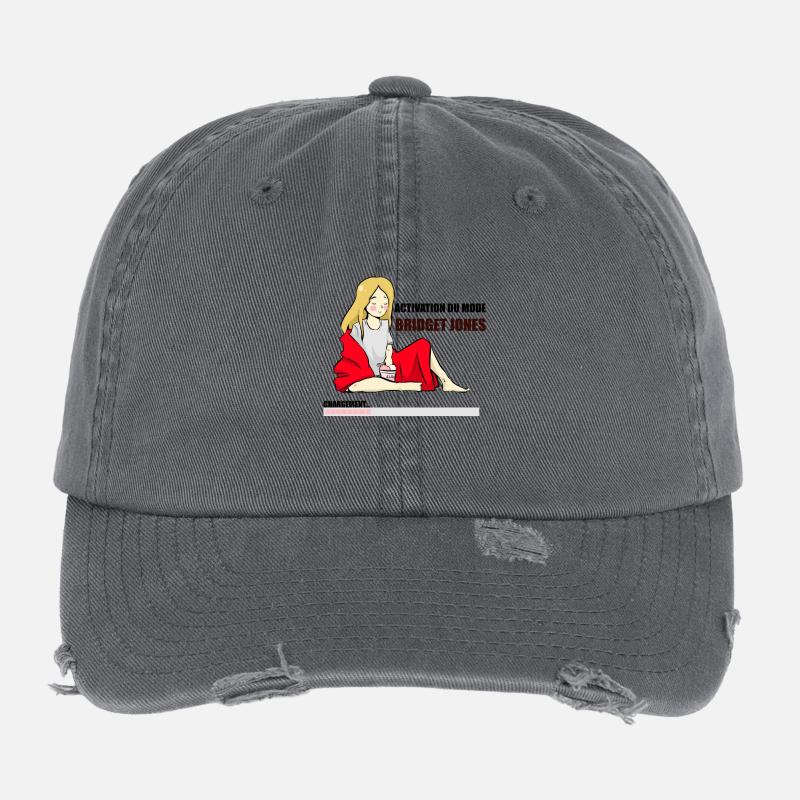 Activate Bridget Jones mode Flexfit Vintage Destroyed Cap