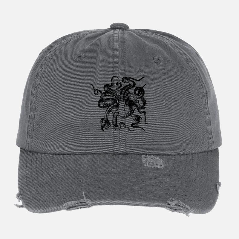 Oktopus Flexfit Vintage Destroyed Cap