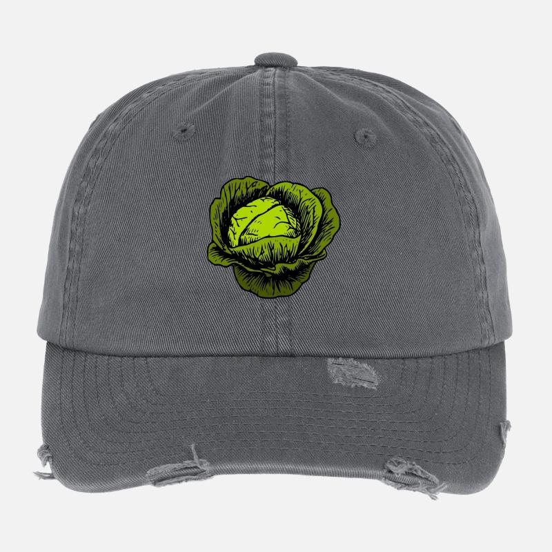 cabbage Flexfit Vintage Destroyed Cap