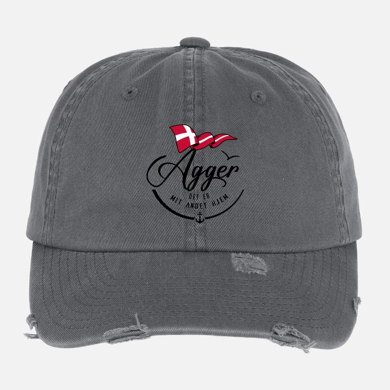 AGGER - My second home - b Flexfit Vintage Destroyed Cap