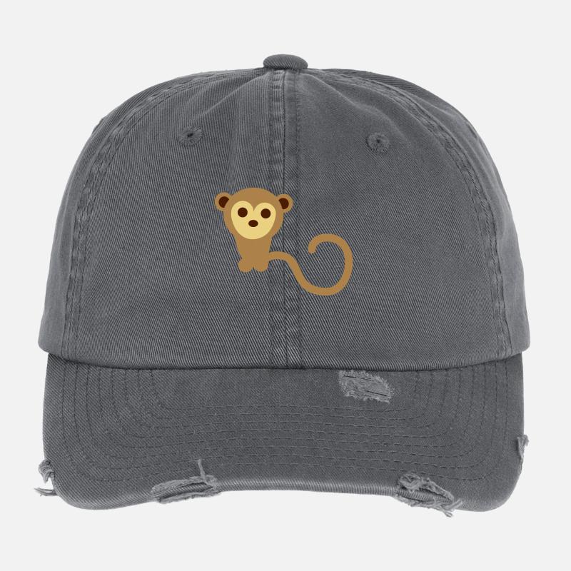 Monkeys Flexfit Vintage Destroyed Cap