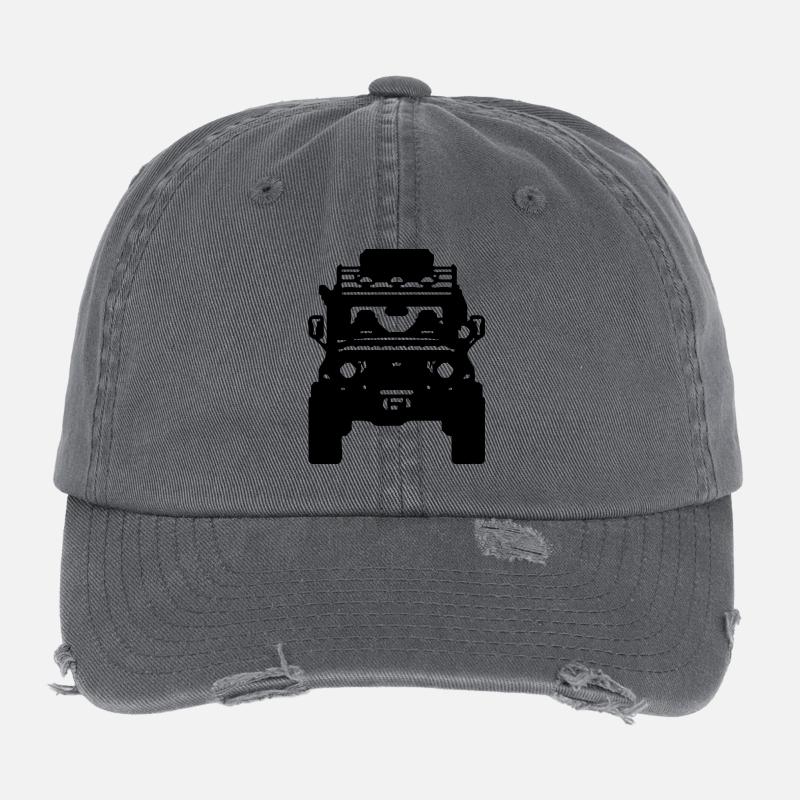 geländewagen Flexfit Vintage Destroyed Cap