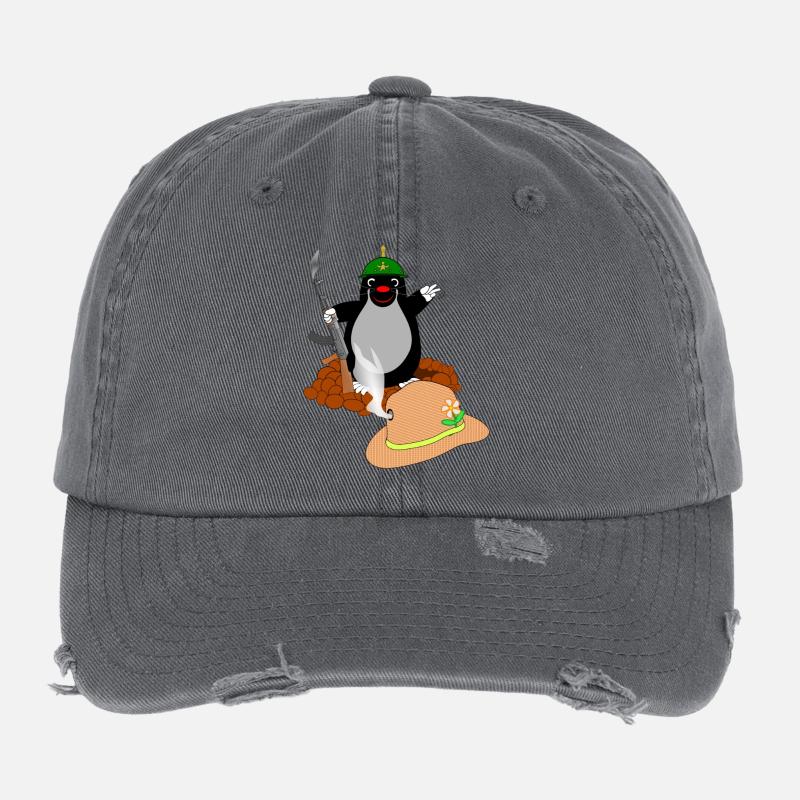 Bataille Mole Casquette vintage effet usé Flexfit