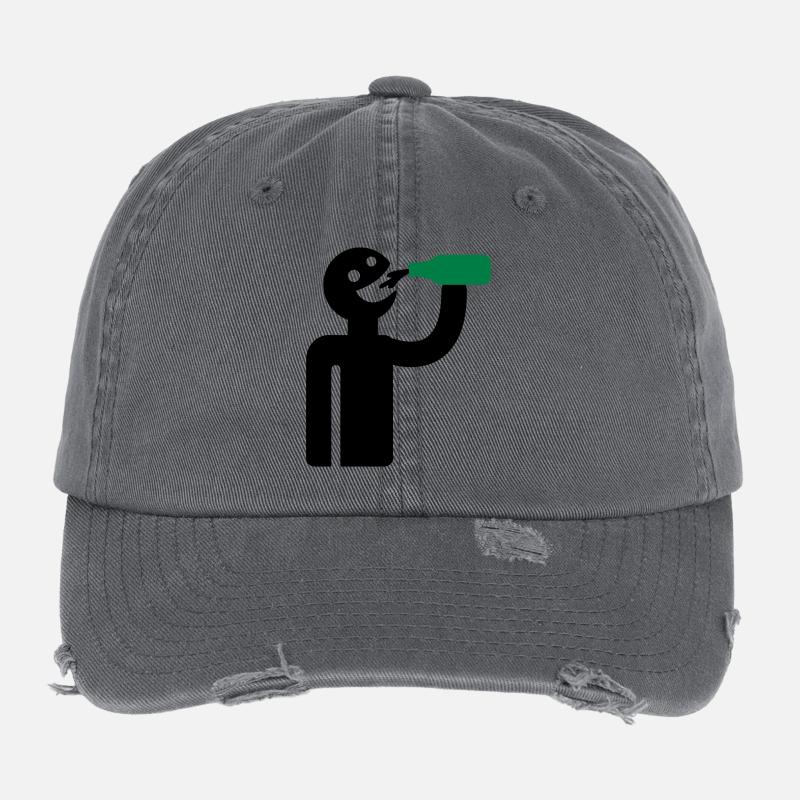 Säufer - Trinker Flexfit Vintage Destroyed Cap