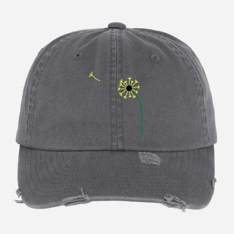 Pusteblume,Löwenzahn,Butterblume, ✔ Flexfit Vintage Destroyed Cap