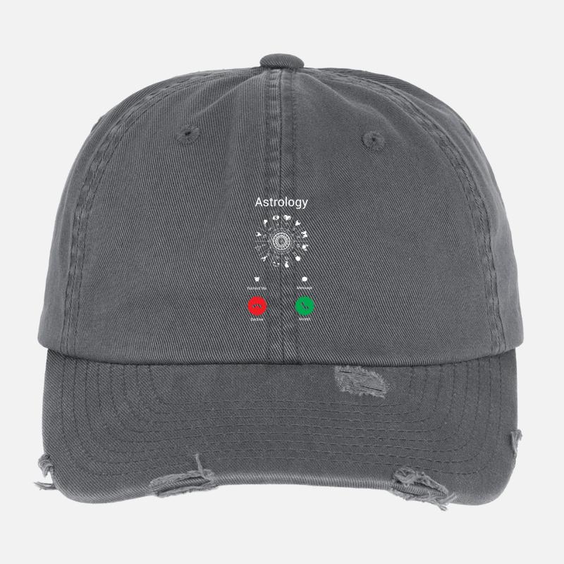 Appels de l’astrologie ! Casquette vintage effet usé Flexfit