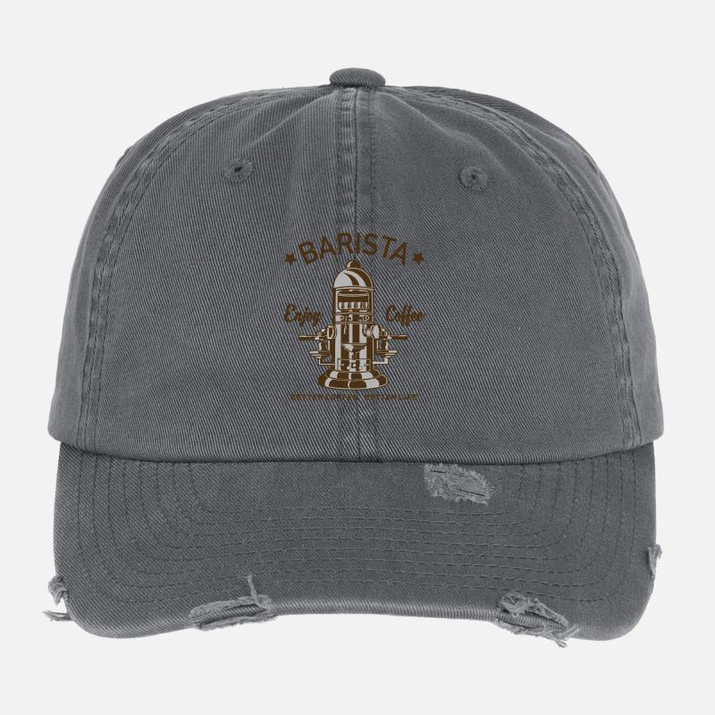 BARISTA Flexfit Vintage Destroyed Cap