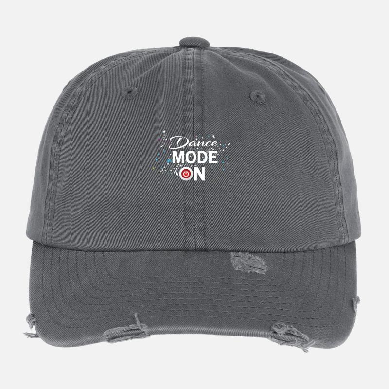 Dance Mode On - cool disco dancing design Flexfit Vintage Destroyed Cap