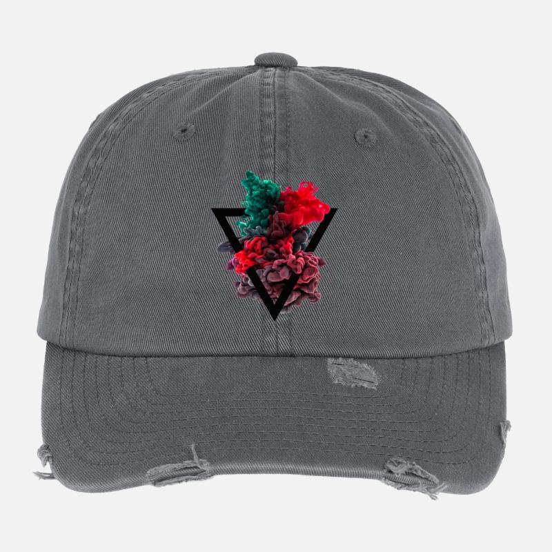 Couleur et eau Casquette vintage effet usé Flexfit