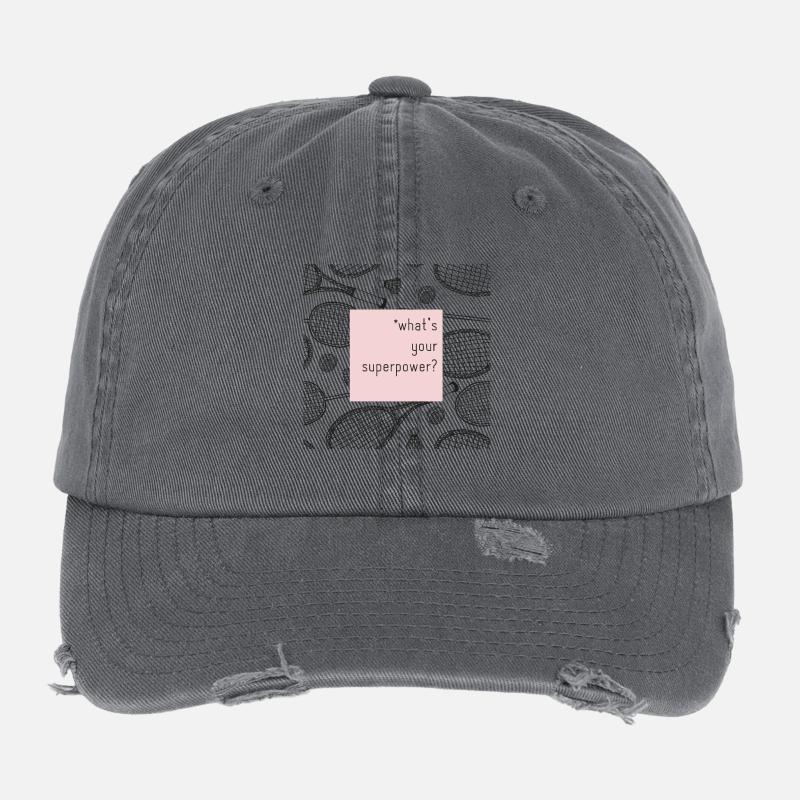 superpower Flexfit Vintage Destroyed Cap