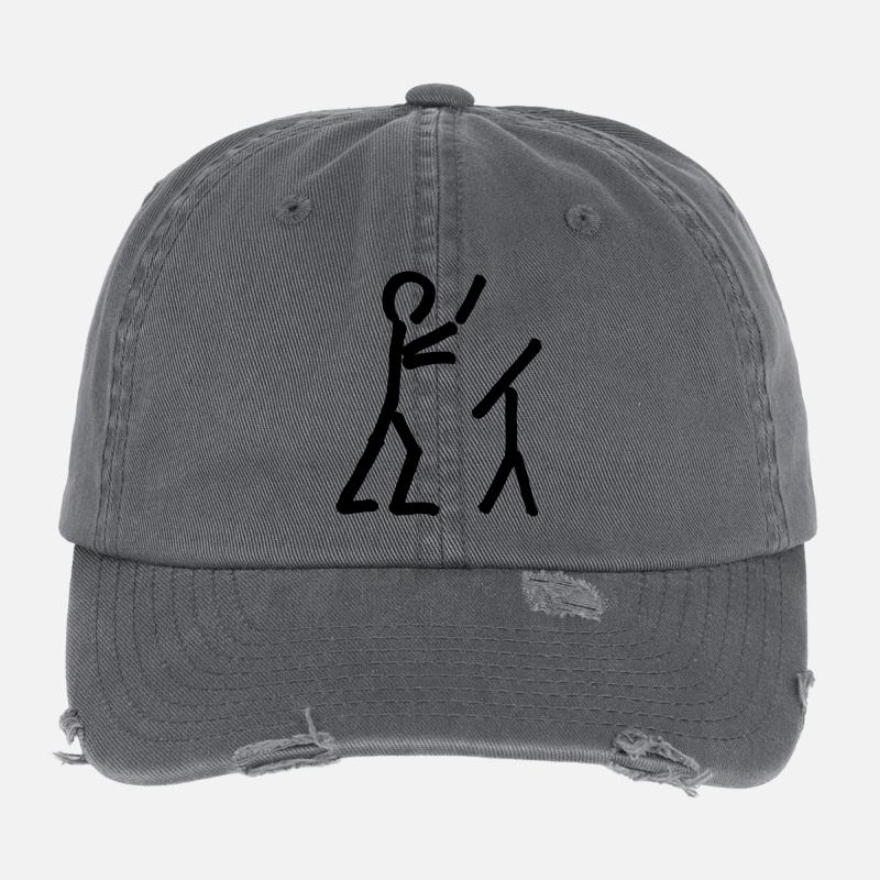 Dirigent an Dirigierpult Flexfit Vintage Destroyed Cap