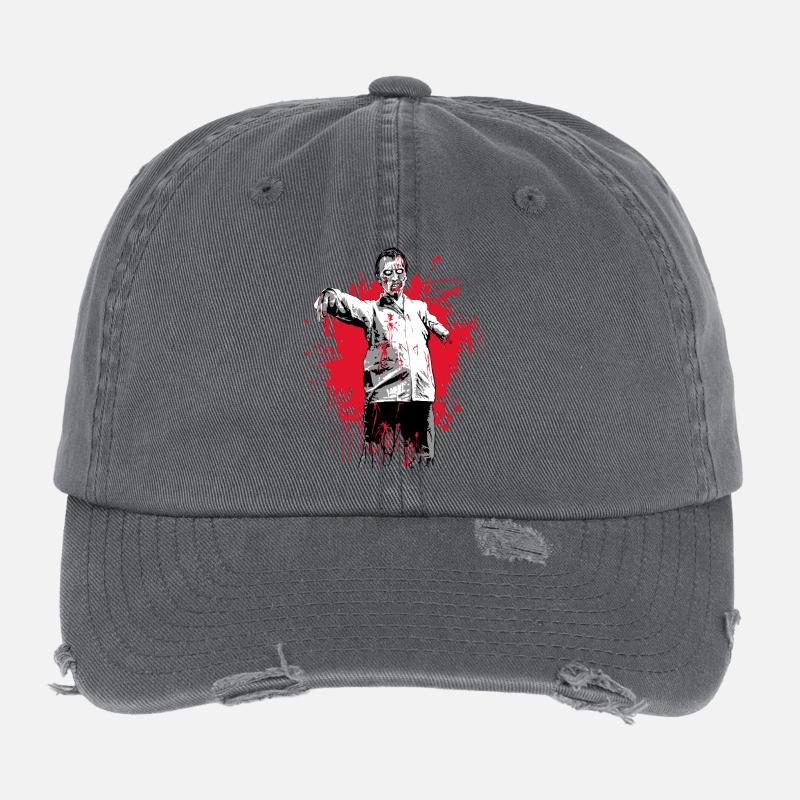 zombies Flexfit Vintage Destroyed Cap