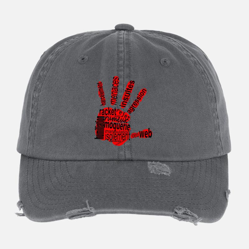 Harcelement Casquette vintage effet usé Flexfit