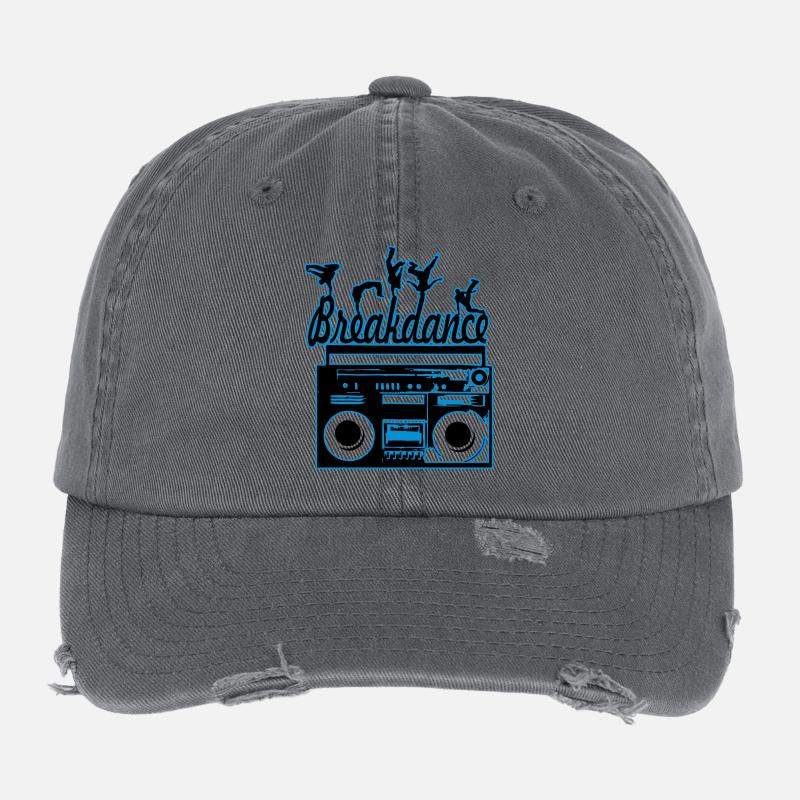break dancing Flexfit Vintage Destroyed Cap