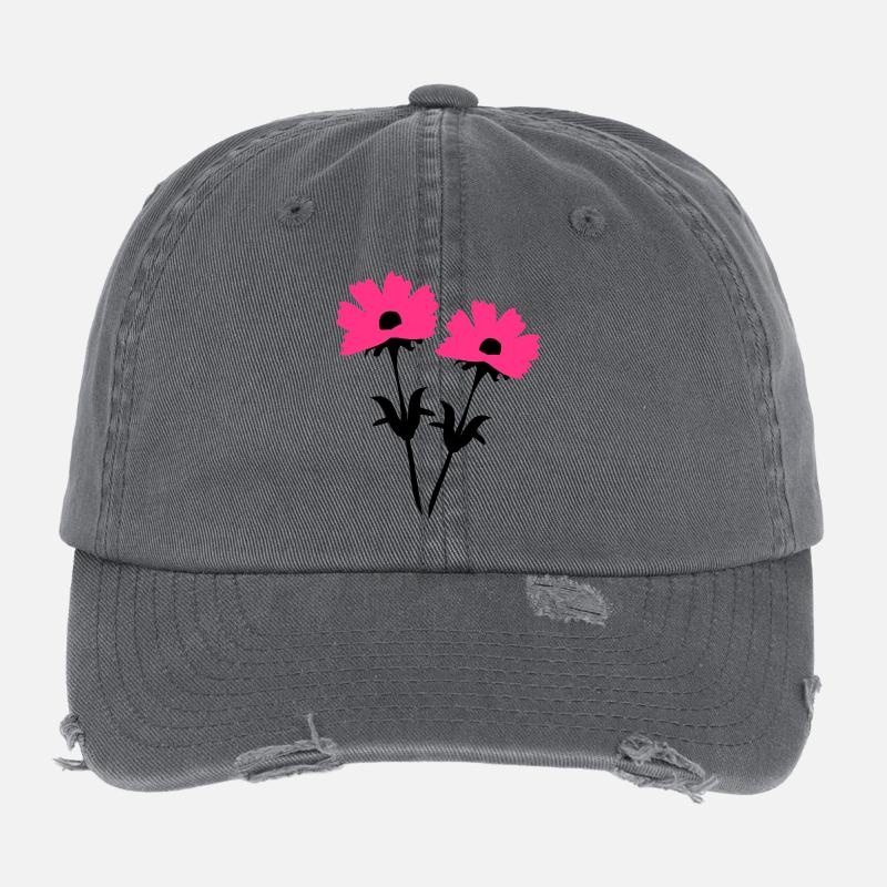 cosmos_flowers Casquette vintage effet usé Flexfit